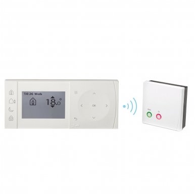 Belaidis termostatas Danfoss TPOne-S WiFi su signalo priėmėju